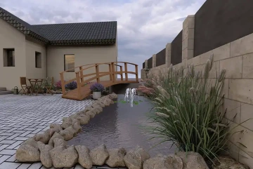 Interiéry HK | Zahradní jezírko