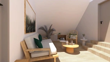 Interiéry HK | vizualizce obývací pokoj