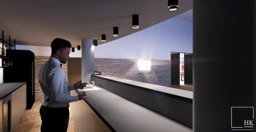 Interiéry HK | vizualizace výčepu a baru u Příbrami