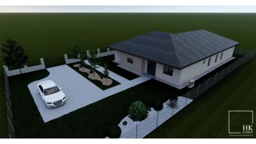 Interiéry HK | Vizualizace fasády RD Višňová