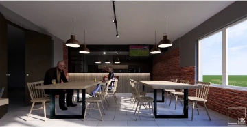 Interiéry HK | vizualizace výčepu a baru u Příbrami