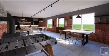 Interiéry HK | vizualizace výčepu a baru u Příbrami