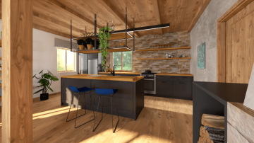 Interiery HK | Správný poměr materiálu v interiéru