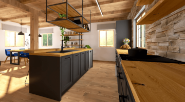 Interiery HK | Správný poměr materiálu v interiéru