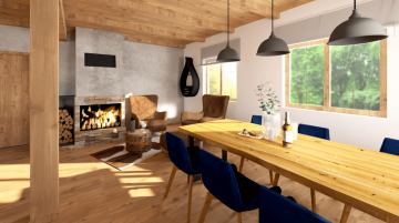 Interiery HK | Správný poměr materiálu v interiéru