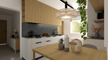 Interiéry HK | kuchyně a jídelna