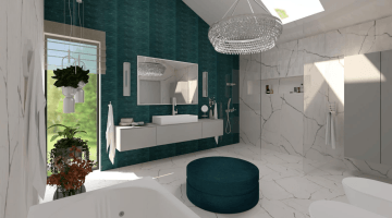 Interiéry HK | Vizualizace koupelny