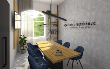 Interiéry HK | vizualizace kanceláře