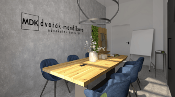 Interiéry HK | vizualizace kanceláře