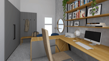 Interiéry HK | vizualizace kanceláře