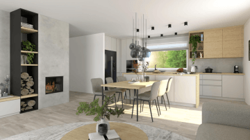 Interiéry HK | vizualizace RD