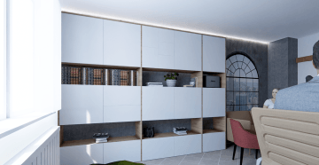 Interiéry HK | Vizualizace pracovna