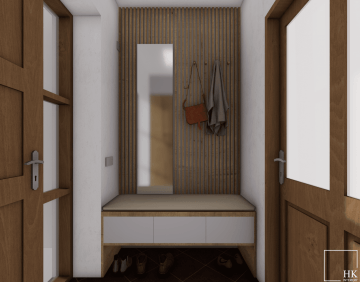 Interiéry HK | Vizualizace vstupní hala