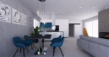 Interiéry HK | Vizualizace rodinného domu