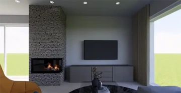 Interiéry HK | Vizualizace rodinného domu