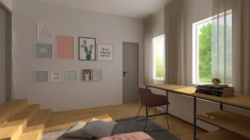 Interiéry HK | vizualizace ložnice