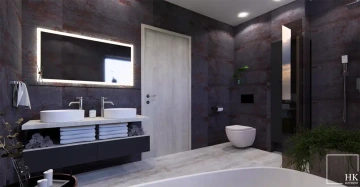 Interiéry HK | Vizualizace rodinného domu