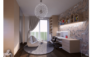 Interiéry HK | Vizualizace dětského pokoje