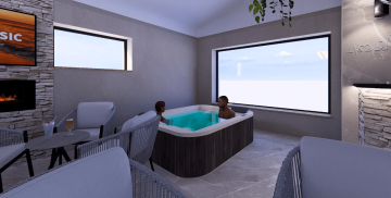 Interiéry HK | Vizualizace wellness