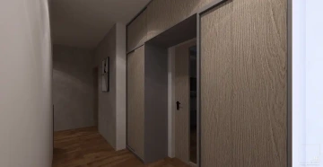 Interiéry HK | Malý byt Příbram – obývák a vstupní hala