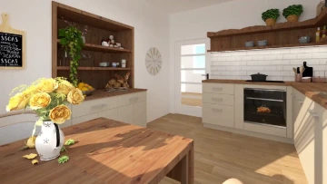 Interiéry HK | Vizualizace Chalupa Rožmitál pod Třemšínem